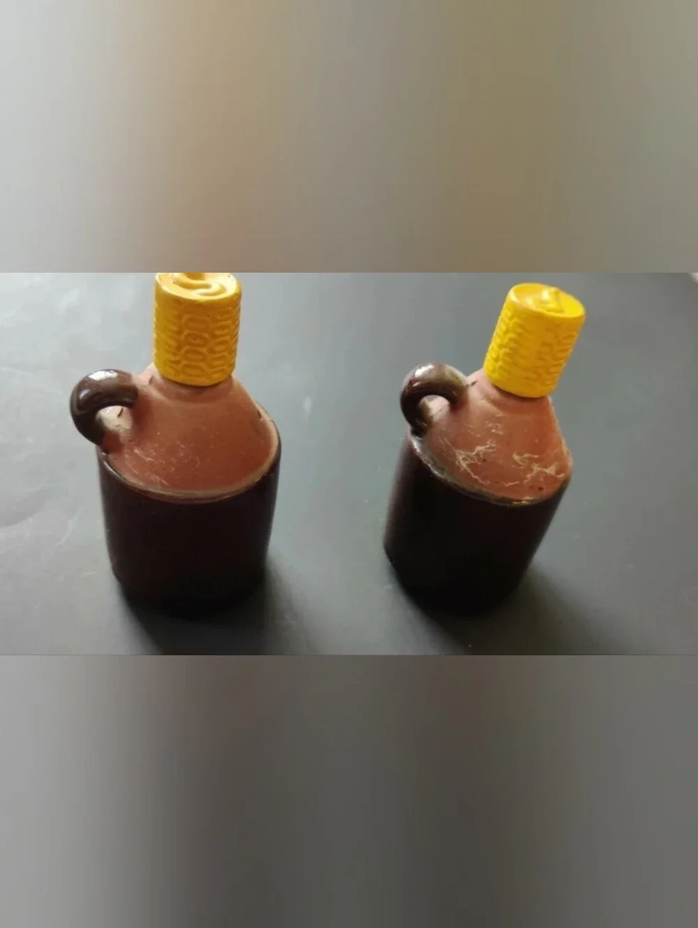 Vintage Jug Corn Cob Top Salt And Pepper Shakers Lugenes Japan